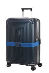 Samsonite Bezpečnostný popruh na kufor s TSA zámkom modrá