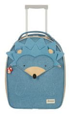 Samsonite Detský cestovný kufor Happy Sammies Upright Hedgehog Harris 24 l modrá