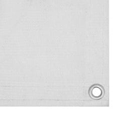 Vidaxl Balkónová markíza biela 120x600 cm HDPE