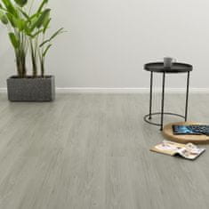 Vidaxl Samolepiace podlahové dosky 4,46 m2, 3 mm, PVC, sivé