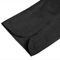 Vidaxl Kuchárska košeľa s dlhými rukávmi, 2 ks, veľkosť XL, čierna