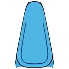 Vidaxl Samorozkladací sprchovací stan modrý