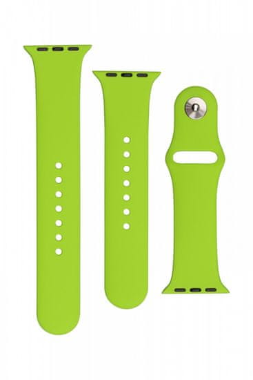 FIXED Set silikónových remienkov Silicone Strap pre Apple Watch 38/40/41 mm FIXSST-436-GRE, zelený