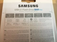 SAMSUNG BAR Plus 256GB, strieborná, (MUF-256BE3/APC)