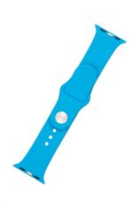 FIXED Set silikónových remienkov Silicone Strap pre Apple Watch 42/44/45 mm, sýto modrý FIXSST-434-DEBL