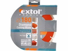 Extol Premium Kotúč rezný diamantový segmentový, 150mm, suché rezanie