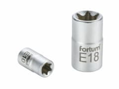 Fortum Hlavica nástrčná vnútorná TORX 1/4", E 4, L 25mm