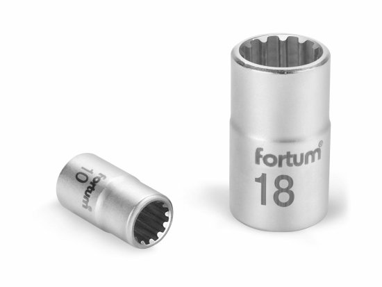 Fortum Hlavica nástrčná Multilock 1/2", 10mm, L 38mm
