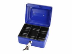 Extol Craft Pokladnička prenosná oceľová, 200x160x90mm, 2x kľúč