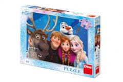 DINO Puzzle Ľadové kráľovstvo / Frozen Selfie 24 dielikov 26x18cm v krabici 27,5x19x4cm Cena za 1ks
