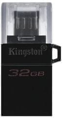 Kingston DataTraveler microDuo 3 G2 - 32GB, čierna (DTDUO3G2/32GB)