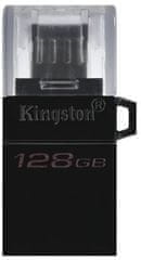 Kingston DataTraveler microDuo 3 G2 - 128GB, čierna (DTDUO3G2/128GB)
