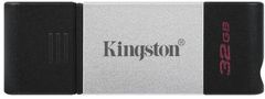 Kingston DataTraveler 80 - 32GB, čierna/strieborná, (DT80/32GB)