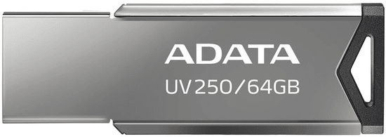 A-Data UV250 - 64GB, strieborná (AUV250-64G-RBK)