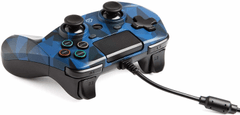 Snakebyte Game:Pad 4 S, modré camo (PS4, PS3) (SB912399)