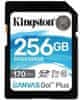 Kingston SDXC Canvas Go! Plus 256GB 170MB/s UHS-I U3 (SDG3/256GB)