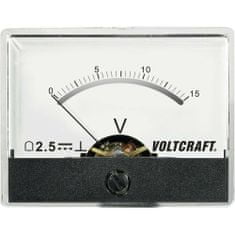 Conrad Analógové panelové meradlo VOLTCRAFT AM-60x46 / 15V / DC 15 V