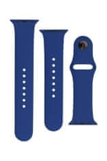 FIXED Set silikónových remienkov Silicone Strap Apple Watch 42/44/45 mm, oceánsky modrý FIXSST-434-OCBL