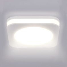 Solight LED podhľadové svietidlo, 6W, 420lm, 4000K, IP44, štvorcové; WD136-1