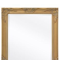 Vidaxl Nástenné zrkadlo v barokovom štýle, 120x60 cm, zlaté