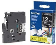 BROTHER páska - TZE-335, čierna/biela (12mm, laminovaná) (TZE335)