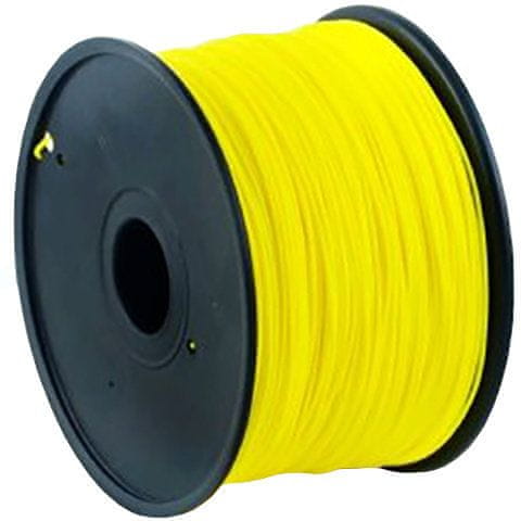 Gembird tisková struna (filament), ABS, 1,75mm, 1kg (3DP-ABS1.75-01-Y), žltá