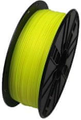 Gembird tisková struna (filament), PLA, 1,75mm, 1kg, fluorescentní žltá (3DP-PLA1.75-01-FY)