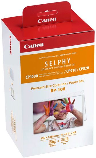 Canon papier RP-108 + ink (108ks/148 x 100mm) (8568B001)
