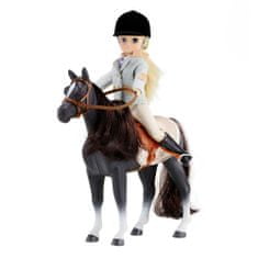 Lottie Bábika džokejka s koňom