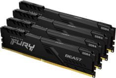 Kingston Fury Beast Black 128GB (4x32GB) DDR4 2666 CL16