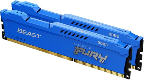 Kingston Fury Beast Blue 16GB (2x8GB) DDR3 1600 CL10
