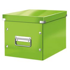 LEITZ Štvorcová krabica A5 (M) Click & Store metalická zelená
