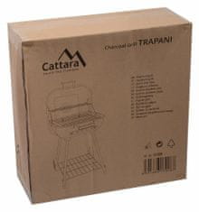 Cattara Gril na drevené uhlie obdĺžnikový TRAPANI 46cm, Cattaro
