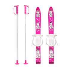 Master Baby Ski 70 cm - detské plastové lyže - ružové