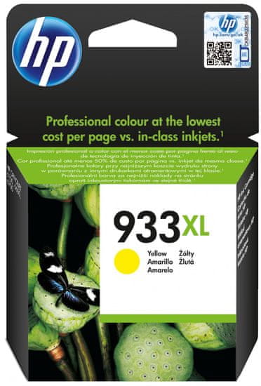 HP 933XL žltá - originálna náplň (CN056AE)