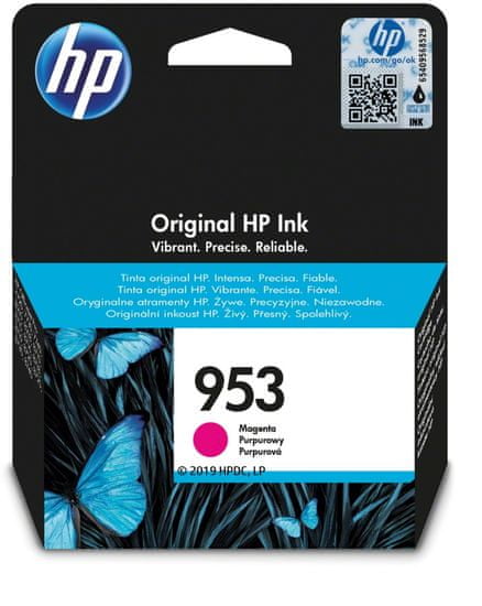 HP 953 purpurová - originálna náplň (F6U13AE)