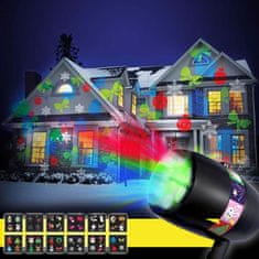 Alum online LED projektor s 12ti vymeniteľnými motívmi