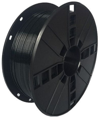 Gembird tisková struna (filament), PLA+, 1,75mm, 1kg (3DP-PLA+1.75-02-BK), čierna