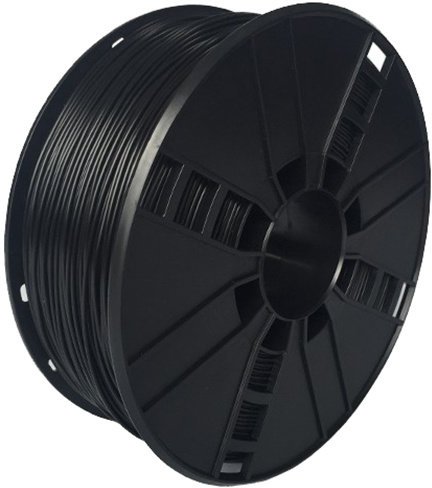 Gembird tisková struna (filament), flexibilní, 1,75mm, 1kg (3DP-TPE1.75-01-BK), čierna