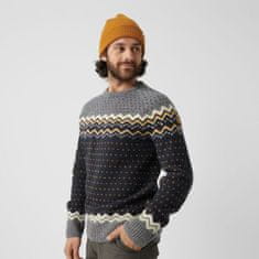Övik Knit Sweater M, dark navy-terracotta brown, xl