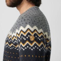 Övik Knit Sweater M, dark navy-terracotta brown, l