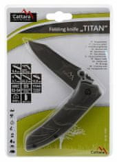 Cattara Nôž skladací TITAN s poistkou 22cm