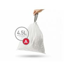 Simplehuman Vrecká do odpadkového koša 4,5 L, typ A, zaťahovacie, 3 x 30 ks ( 90 sáčkov )