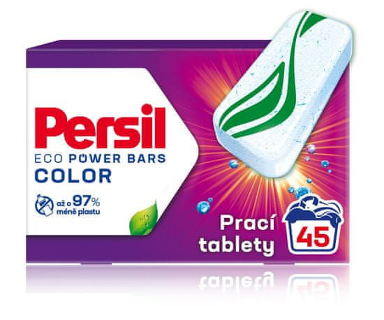 Persil ECO POWER BARS pracie tablety color 45 praní, 1327,5g