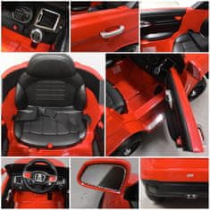 R-Sport Elektrické autíčko Cabrio B12 Červené