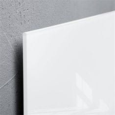 Sigel Magnetická sklenená tabuľa "Artverum", biela, 30 x 30 x 1,5 cm, GL158