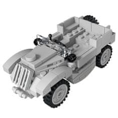 Cogo stavebnica Military WW2 Mercedes 170VK kompatibilná 256 dielov