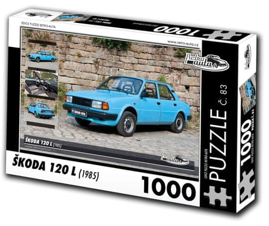 RETRO-AUTA© Puzzle č. 83 Škoda 120 L (1985) 1000 dielikov