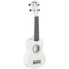 Stagg US WHITE, sopránovej ukulele, biele
