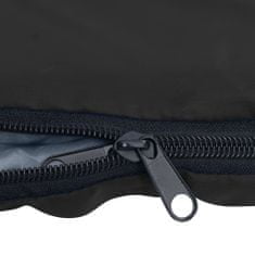 Vidaxl Ľahký detský spací vak, obdĺžnikový, čierny, 670 g, 15°C